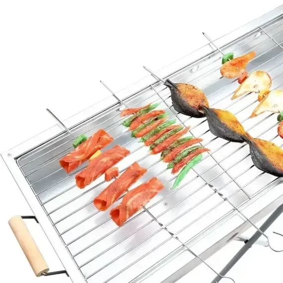 Переносний мангал BARBECUE TRAY 770T MD-008 809 (80*30*78см) | Зображення 4