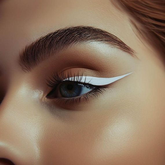 Гелевая подводка (лайнер) Белая Stargazer Liquid Eyeliner WHITE 8 г | Зображення 2