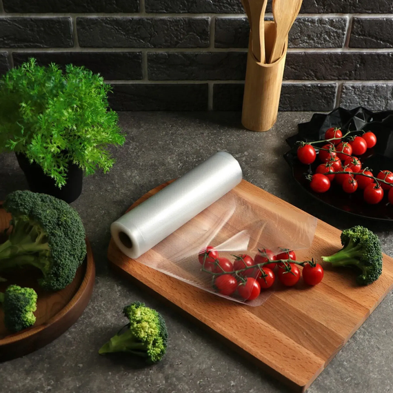Пакети для вакууматора 5 м х 30 см / Вакуумні пакети у рулоні / / Пакети для вакуумування продуктів | Зображення 1