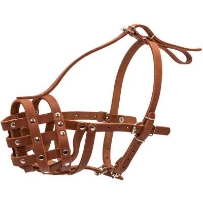Намордник для собак Collar твердый (ротвейлер малый) коричневый (06086) | Зображення 1