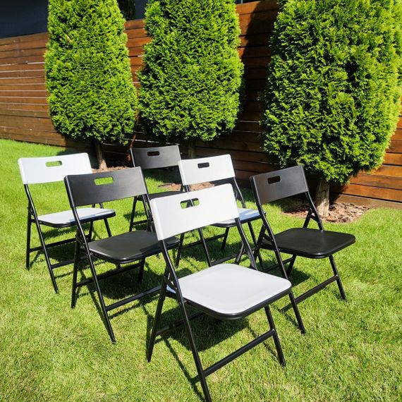 Набір складної мебелі(Стіл и 4 стільця), Білий (з сумкою) SW-00001540 | Зображення 6