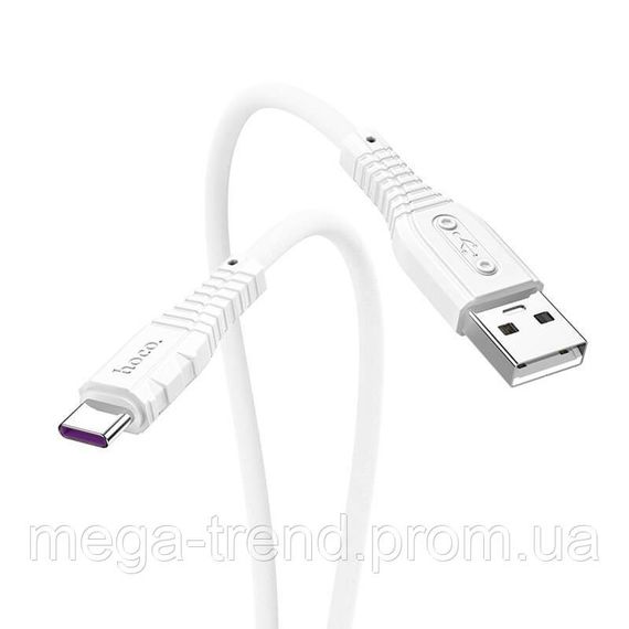 Кабель Hoco Type-C Nano silicone fast charging data cable X67 |1.2m, 5A| | Зображення 5