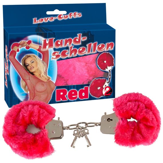 Наручники Handcuffs Love Cuffs red Sex Aura | Зображення 1