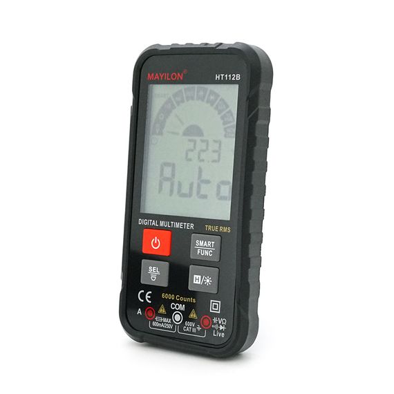 Мультиметр Mayilon HT-112B, вимірювання: V, A, R, C, F, T | Зображення 3