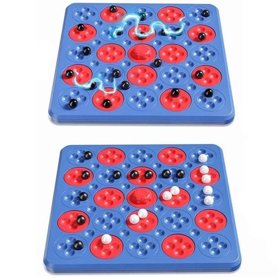 Настільна інтерактивна гра Ummi ME-194 Magnetic Chess Game 5 in a Row Blue | Зображення 2