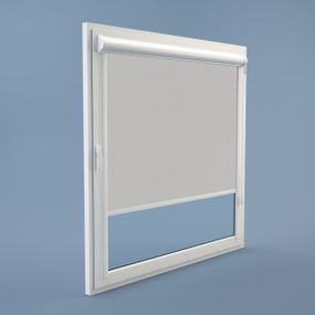 Рулонна штора Rolets Роял 2-815-575 57.5x170 см закритого типу Світло-сіра