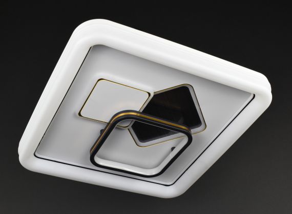 Люстра світлодіодна стельова LED світильник для квартири на стелю лед 27824 Білий 7х46х46 см.