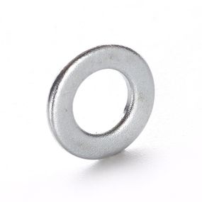 Шайба плоска 6 мм DIN 125 цинк білий (пач 250 шт.) APRO 7O06-21