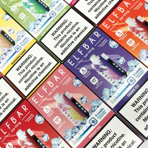 Elf Bar Ice King 30000. Полуниця Кавун (Strawberry Watermelon) | Зображення 6