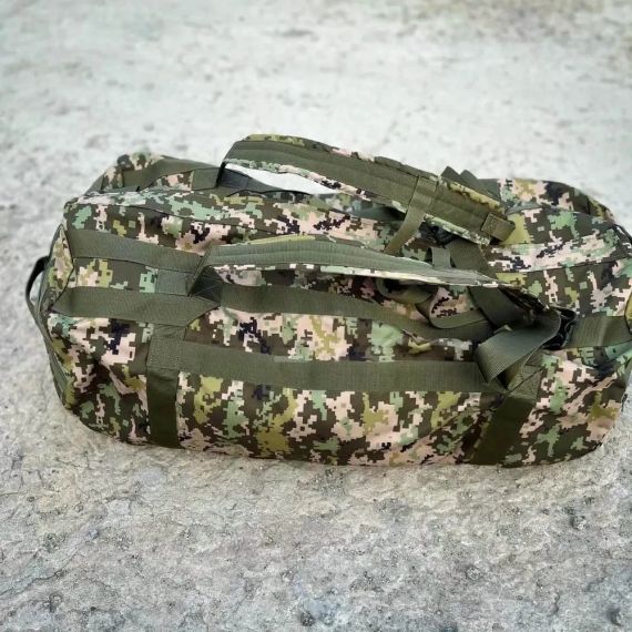 Военная сумка-рюкзак пиксель, 110 л | Зображення 2