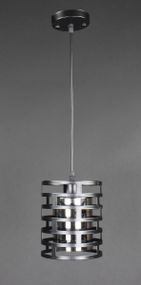 Люстра підвісна LOFT на 1 лампочку 27774 Чорний 25-100х15х15 см.