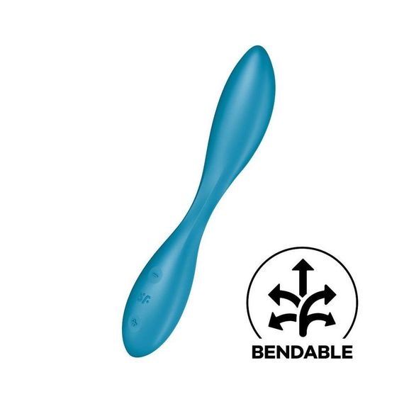 Універсальний вібратор Satisfyer G-Spot Flex 1, гнучкий стовбур із фіксацією положення Sex Aura