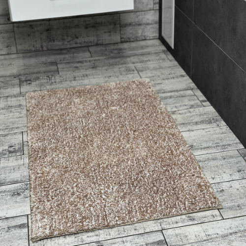 Килимок для ванної 60*100см Comfort коричневий поліестер Дариана | Зображення 3