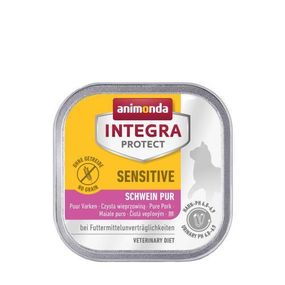 Корм вологий ветеринарний для кішок Integra Protect Sensitiv Pure Pork з харчовою нестерпністю, моно
