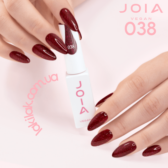 Гель-лак JOIA vegan 038 вишневый с шимером, 6 мл | Зображення 2