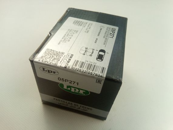 Колодки передні гальмівні RENAULT, LPR (05P271) (7701204530) | Зображення 2