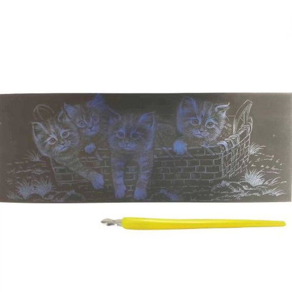 Гравюра Панорама Економ ГрВ2 Danko Toys, у пакеті (4820150912222) Кошенята Вид 5