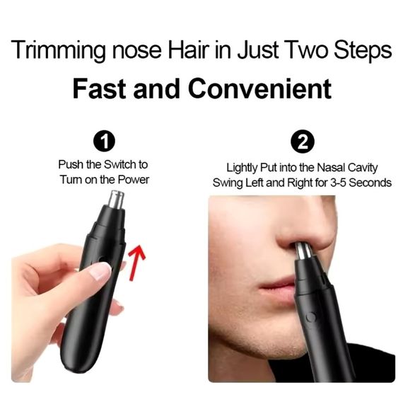 Електричний тример для носа, вух, шиї та брів для чоловіків і жінок | Зображення 8