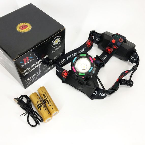 Легкий налобный фонарь для рыбалки SY-8087-PM10-TG, Яркий светодиодный мощный фонарь MJ-48 | Зображення 6