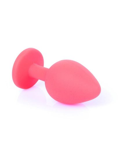 Анальная пробка - Jewellery Silicone Red Plug M Blue Sex Aura | Зображення 3