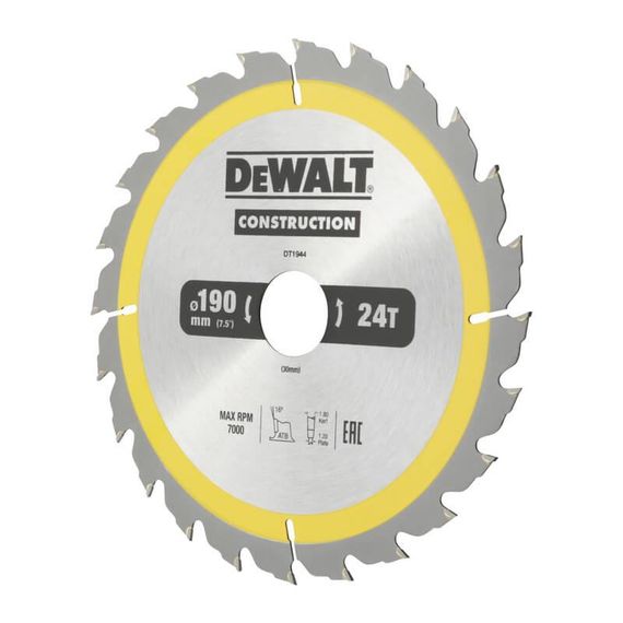 Диск пильний 190*30мм DeWALT DT1944 | Зображення 2