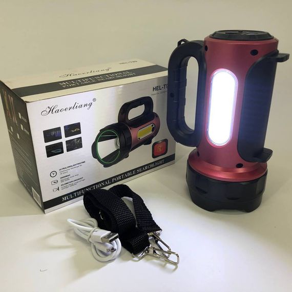 Ліхтар переносний кемпінг T93-LED+COB з функцією PowerBank, повербанк, сонячна батарея | Зображення 5