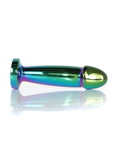 Анальная металлическая лопатка Plug-Jewellery Multicolour Penis PLUG- Clear S sexstyle | Зображення 3