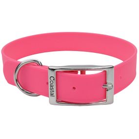 Ошейник биотановый для собак Coastal Fashion Waterproof Dog Collar, 61 см, розовый