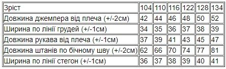 Костюм для дівчинки Носи своє 122 Помаранчевий (p-14084-158195) | Зображення 2