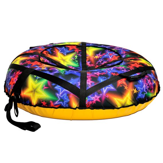 Тюбінг 100 см "Зірка" (Оксфорд, ПВХ) надувні санчата плюшка для снігу | Зображення 2