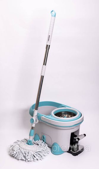 Комплект швабра з відром і віджимом, телескопічна ручка, мікрофібра для підлоги, набір для прибирання HP-35015-1 | Зображення 6