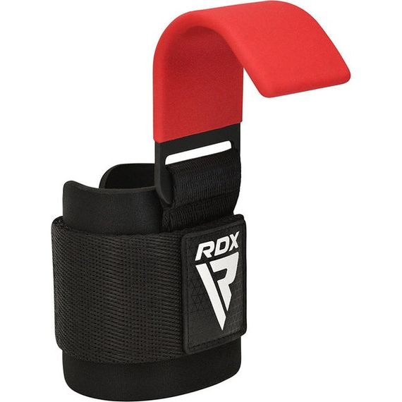 Гаки для тяги на зап'ястя RDX W5 Gym Hook Strap Red Plus | Зображення 4