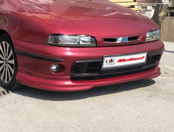 Накладка на передній бампер (Meliset, під покраску) для Fiat Bravo 2008↗ рр. | Зображення 1