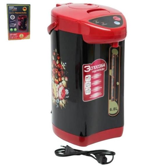 Термопот 1500Вт 6,8л Zepline ZP-087 Красный