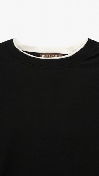 Футболка однотонна жіноча GENUA G01137-0020 3XL Чорний shop (2000999440816) | Зображення 1