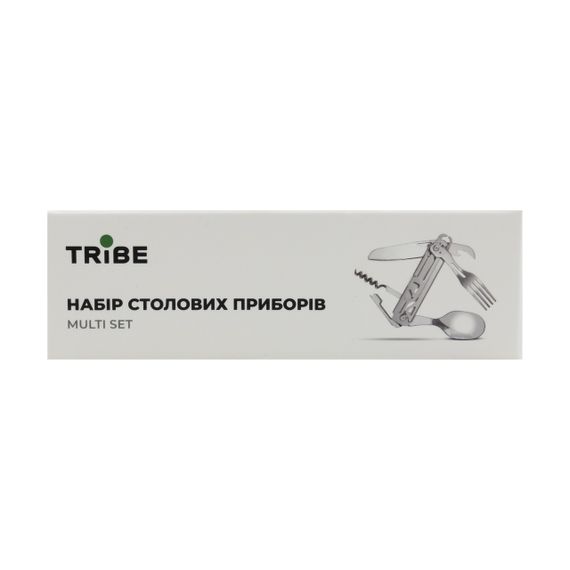 Набір столових приборів Tribe Multi Set сталевий, багатофункціональний похідний набір трайб зі штопором та відкривачками | Зображення 3