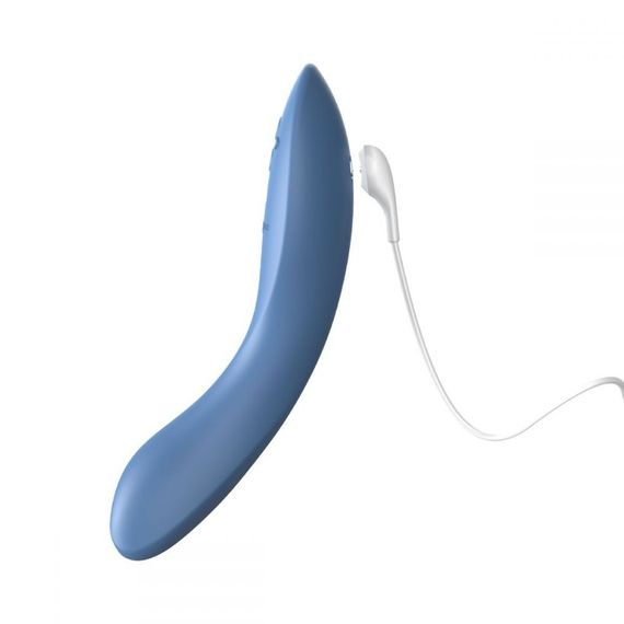 Вібратор для точки G Rave 2 We-Vibe, силіконовий, синій, 19.3 х 3 см Sex Aura | Зображення 7
