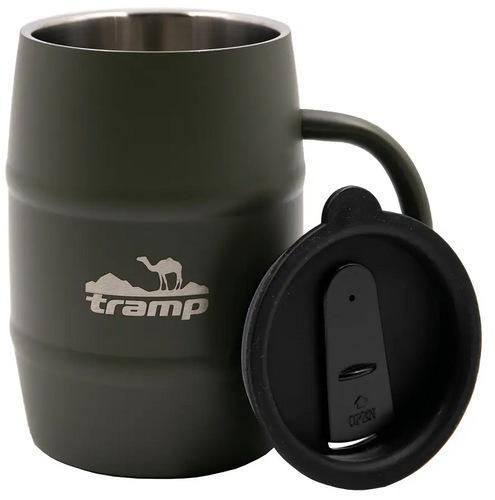 Подарочная термокружка с крышкой 500 мл Tramp TRC-100-olive | Зображення 1