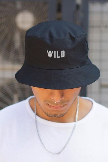 Панамка Without з принтом Wild Black | Зображення 1