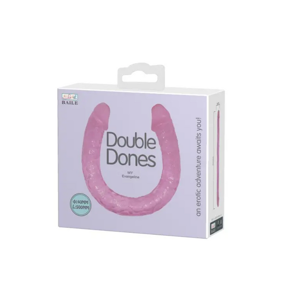 Двойной фаллоимитатор "Double Dones" L485 mm D35mm sexstyle | Зображення 7