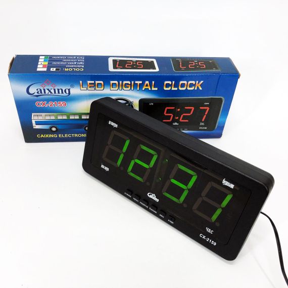 Годинник електронний настільний з дисплеєм, Настільний годинник з функцією підсвічування ZV-71 | Зображення 1