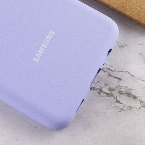 Чехол Silicone Cover Full Protective (AA) для Samsung Galaxy A02 Сиреневый / Dasheen | Зображення 4