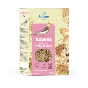 Корм Природа Корела Йод для середніх птахів 500 г