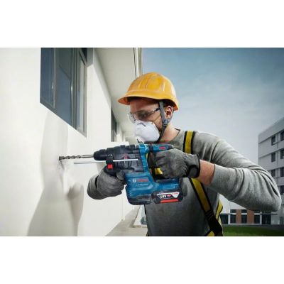 Перфоратор Bosch GBH 185-LI, 18В, SDS-Plus, 1.9Дж, бесщеточный, 2х4.0Ah (0.611.924.021) | Зображення 1