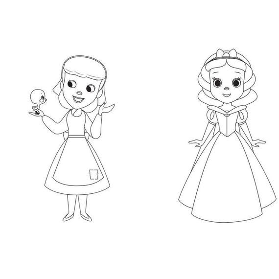 Раскраска "Игра с цветом. Принцесса" 1426002 Disney Малыш, 12 страниц | Зображення 2
