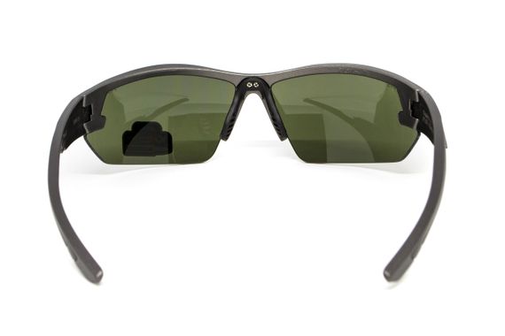 Захисні окуляри Venture Gear Tactical Semtex 2.0 Gun Metal (forest gray) Anti-Fog, чорно-зелені в оправі кольору "темний металік" | Зображення 5