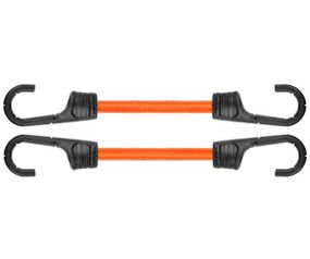 Шнур еластичний гумовий Bradas PVC BUNGEE CORD HOOK 80 см х 2 шт BCH2-08080OR-B