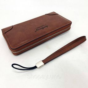 Подарок мужчине клатч кошелек бумажник, Горизонтальный клатч кожаный, Бумажник мужской для визиток UD-56