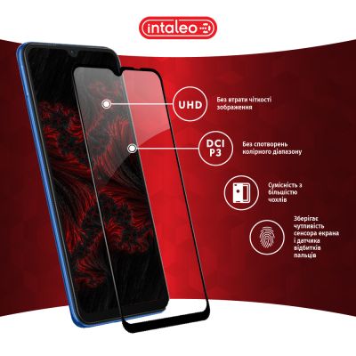 Стекло защитное Intaleo Full Glue Xiaomi Redmi 10C (1283126527173) | Зображення 3