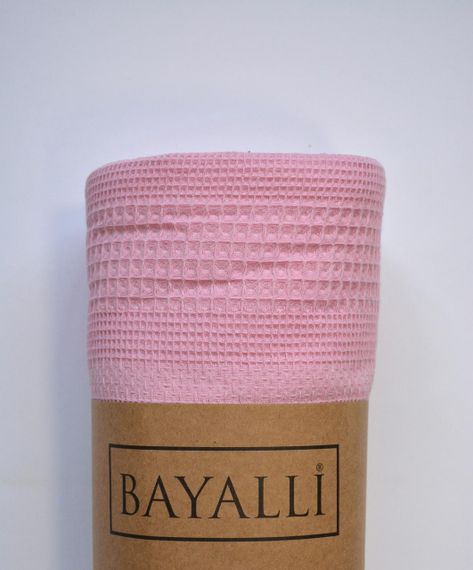 Вафельне простирадло-покривало Bayalli 200×230 см.  Pembe | Зображення 2